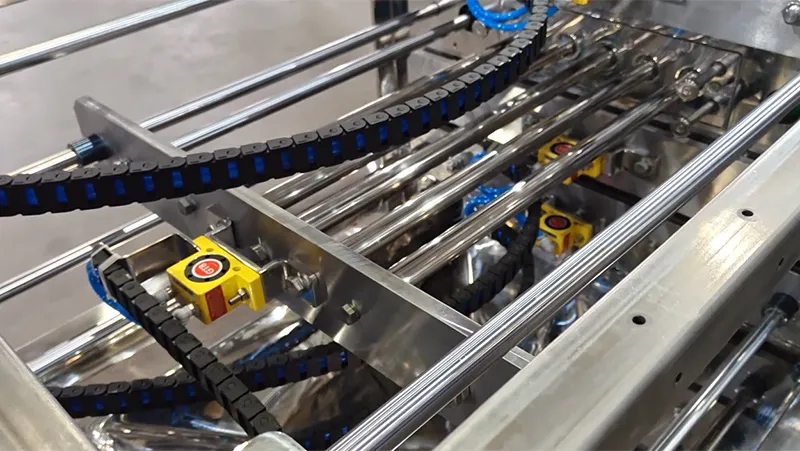 Testdurchlauf automatischer Magnetfilter für Pulver