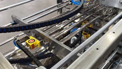 Testdurchlauf automatischer Magnetfilter für Pulver