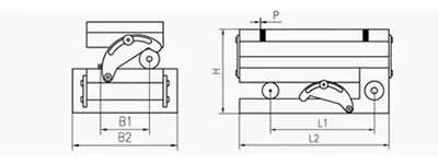 Rechtwinklige Permanent-Magnetspannplatten